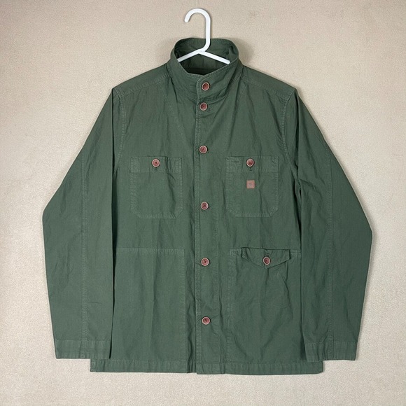 Roark Other - Roark Jacket Mens Medium Green Army Casual Button Front Bogor Logo Adult